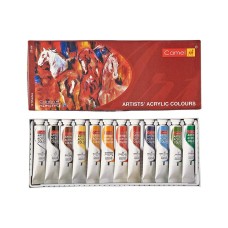 Camel Camlin Acrylic Color Box - 20ml Tubes, 12 Shades