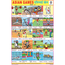 Asian Games (Part-2) Chart Paper (24 x 36 CMS)