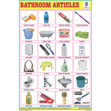 Bathroom Articles Chart Paper (24 x 36 CMS)