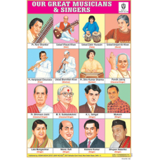 Our Great Musicians & Singers Chart Paper (24 x 36 CMS)