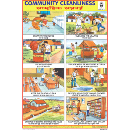 Community Cleanliness Chart Paper (24 x 36 CMS)