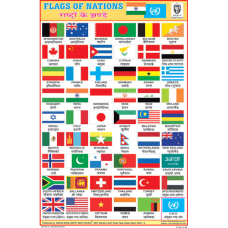 Flags Of Nation Chart Paper (24 x 36 CMS)