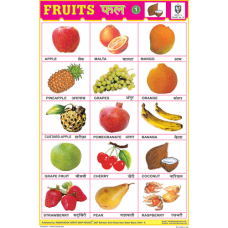 Fruits Chart Paper - No.1 (24 x 36 CMS)