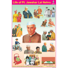 Life of Pt. Jawahar Lal Nehru Chart Paper (24 x 36 CMS)