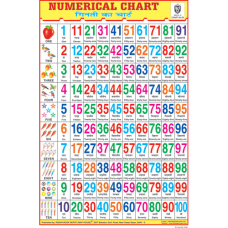 Numerical (1-100) Chart Paper(24 x 36 CMS)