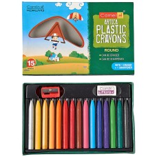 Camel Artica Plastic Crayons - 15 Shades