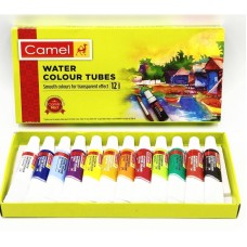 Camel Water Colour Tubes - 12 Shades
