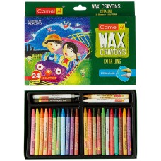 Camel Wax Crayons Extra Long - 24 Shades