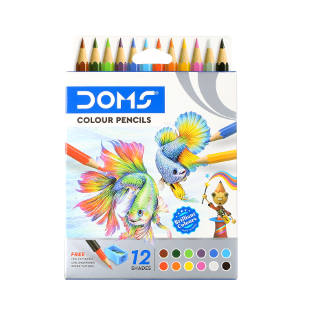 DOMS Colour Pencils 12 Shades