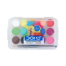 DOMS Water Color Cakes 15 Shades (15 mm)