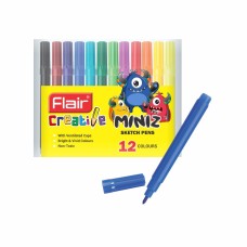 Flair Miniz Sketch Pen - 12 Shades