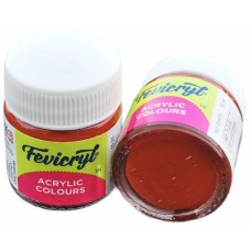Fevicryl Acrylic Colour - Indian Red-10, 15ml