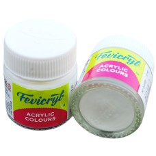 Fevicryl Acrylic Colour - White-27, 15ml