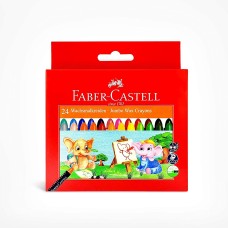 Faber-Castell Jumbo Wax Crayons - 24 Shades