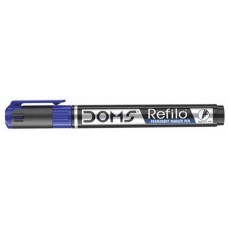 DOMS Refilo Permanent Marker Blue