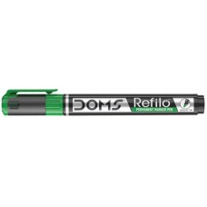 DOMS Refilo Permanent Marker Green