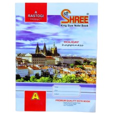 Shree A6 Size Notebook 64 Pages  - (Four Line) 