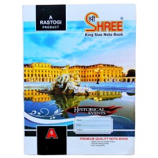 Shree A6 Size Notebook 64 Pages  - (Single Line) 