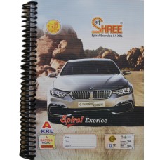 Shree A4 Size Spiral Notebook 384 Pages (Single Line)
