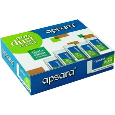Apsara Non-Dust Eraser (Pack Of 20)
