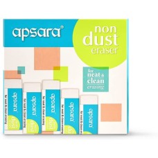 Apsara Non-Dust Jumbo Eraser (Pack Of 20)