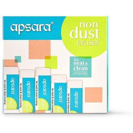 Apsara Non-Dust Jumbo Eraser (Pack Of 20)
