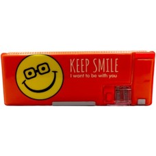 Multipurpose Dual Side Magnetic Smiley Pencil Box (XPM-587-05)