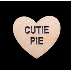 Wooden Cutout - Cutie Pie