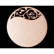 Circle Shaped Wooden Cutout
