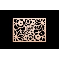 Wooden Cutout - Designed Rectangle