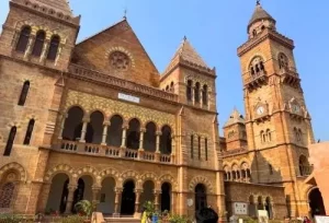 The magnificent Italian Gothic architecture of Prag Mahal, a stunning royal heritage highlight featured on our 2-day Bhuj city tour.