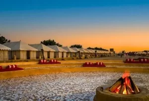 22 Days complete Rajasthan tour with Agra and Delhi holiday package itinerary featuring the Agra Taj Mahal, Ranthambore tiger safaris, Udaipur lakes, and Jaisalmer desert camps by Aamantran Tours.