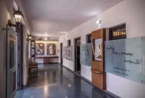 Historical exhibits inside the Mahatma Gandhi Museum in Rajkot, an inspiring cultural starting point for our customized Gujarat round-trip packages.